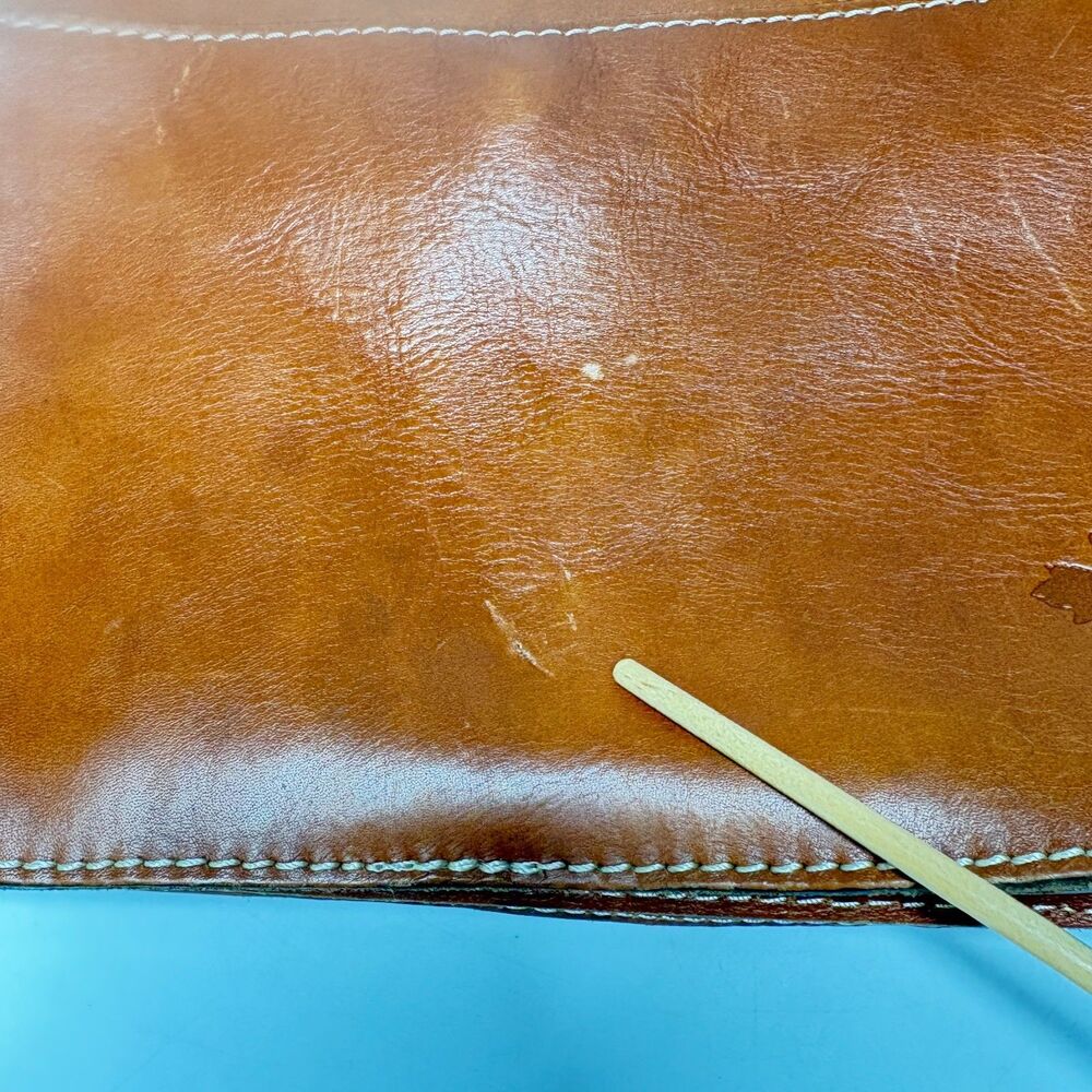PATRICIA NASH Tooled Leather Crossbody Brown Italian Leather Purse 11" X 9" X 2" - Picture 10 of 15